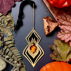 Spider Ornament, Autumn Flame