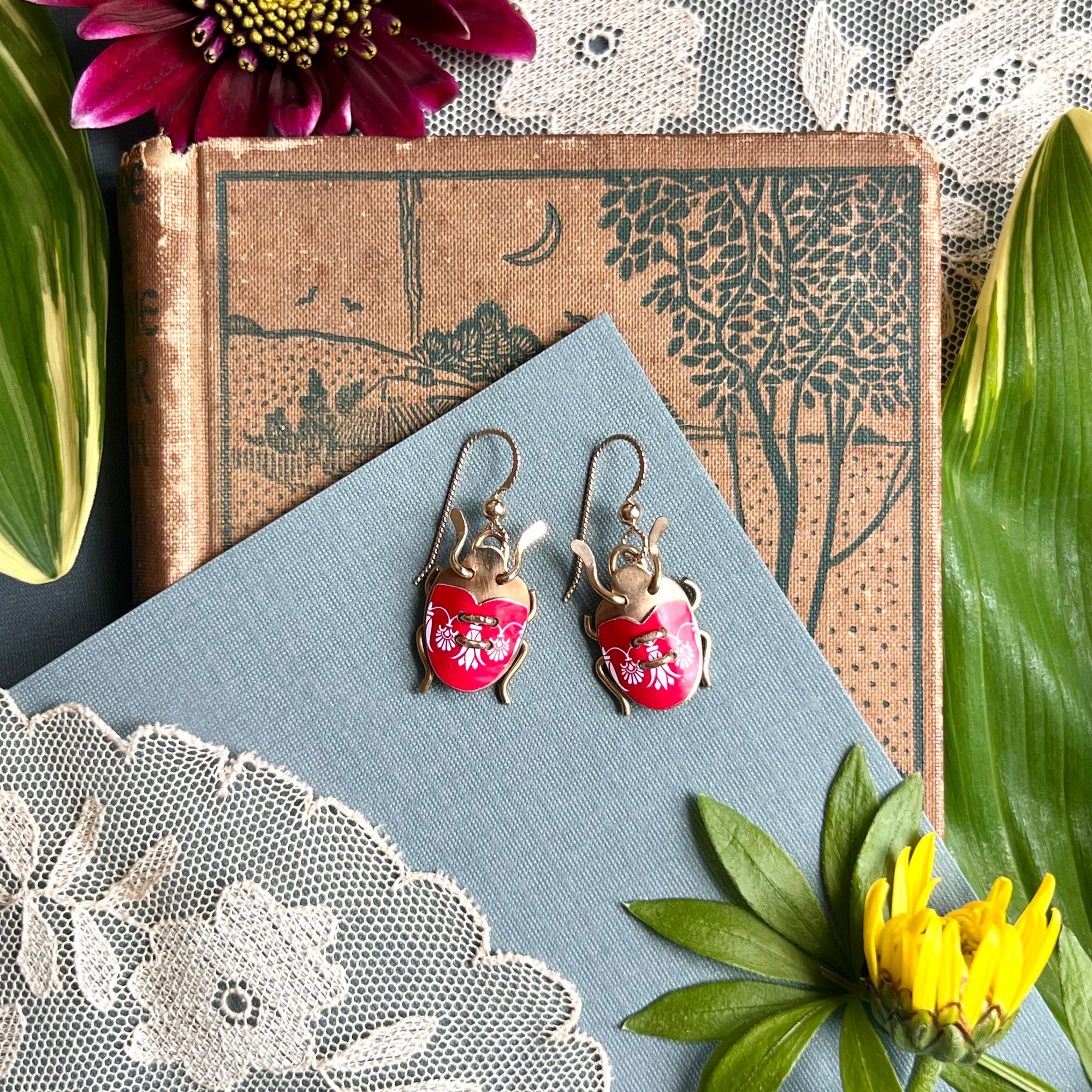 Scarab Earrings 1