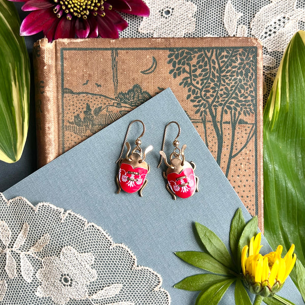 Scarab Earrings 1