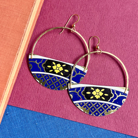 Indigo, Big Mama Earrings 3
