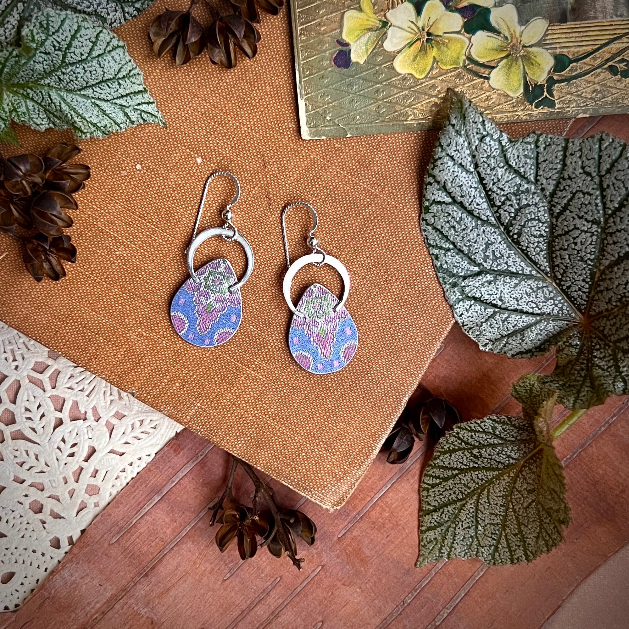 Halo Teardrop Earrings #12