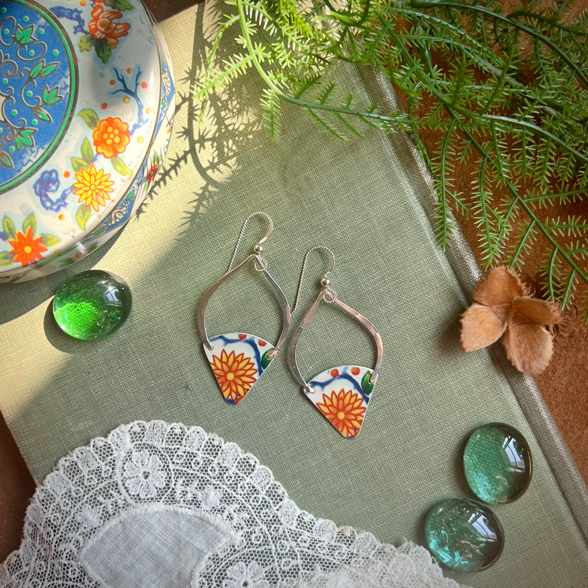 Flower Child Flame Earrings