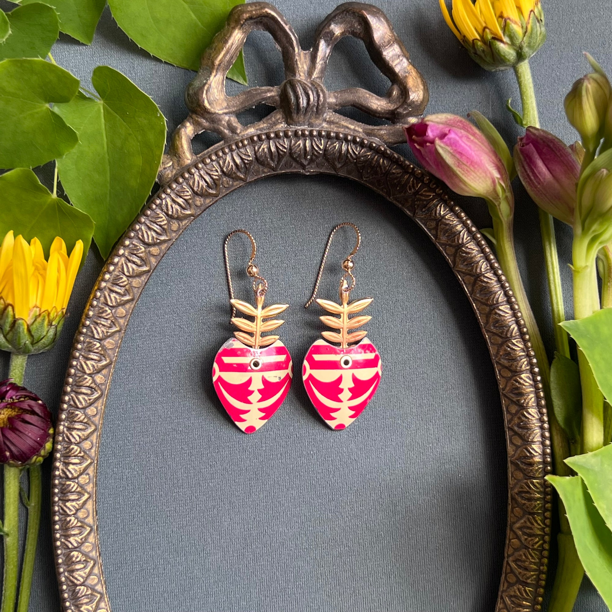 Flower Vase Earrings 12