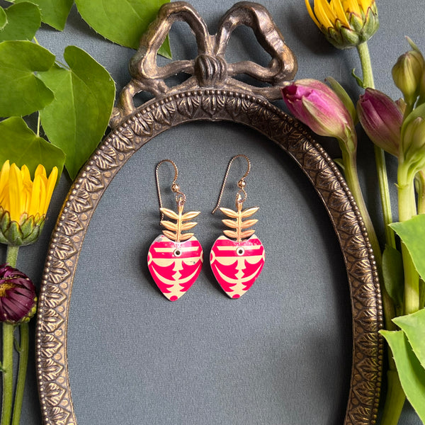 Flower Vase Earrings 12