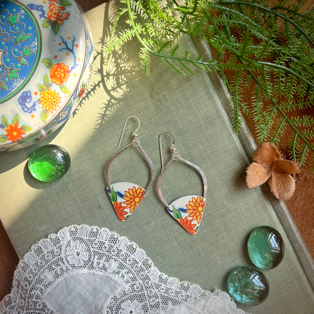 Flower Child Flame Earrings