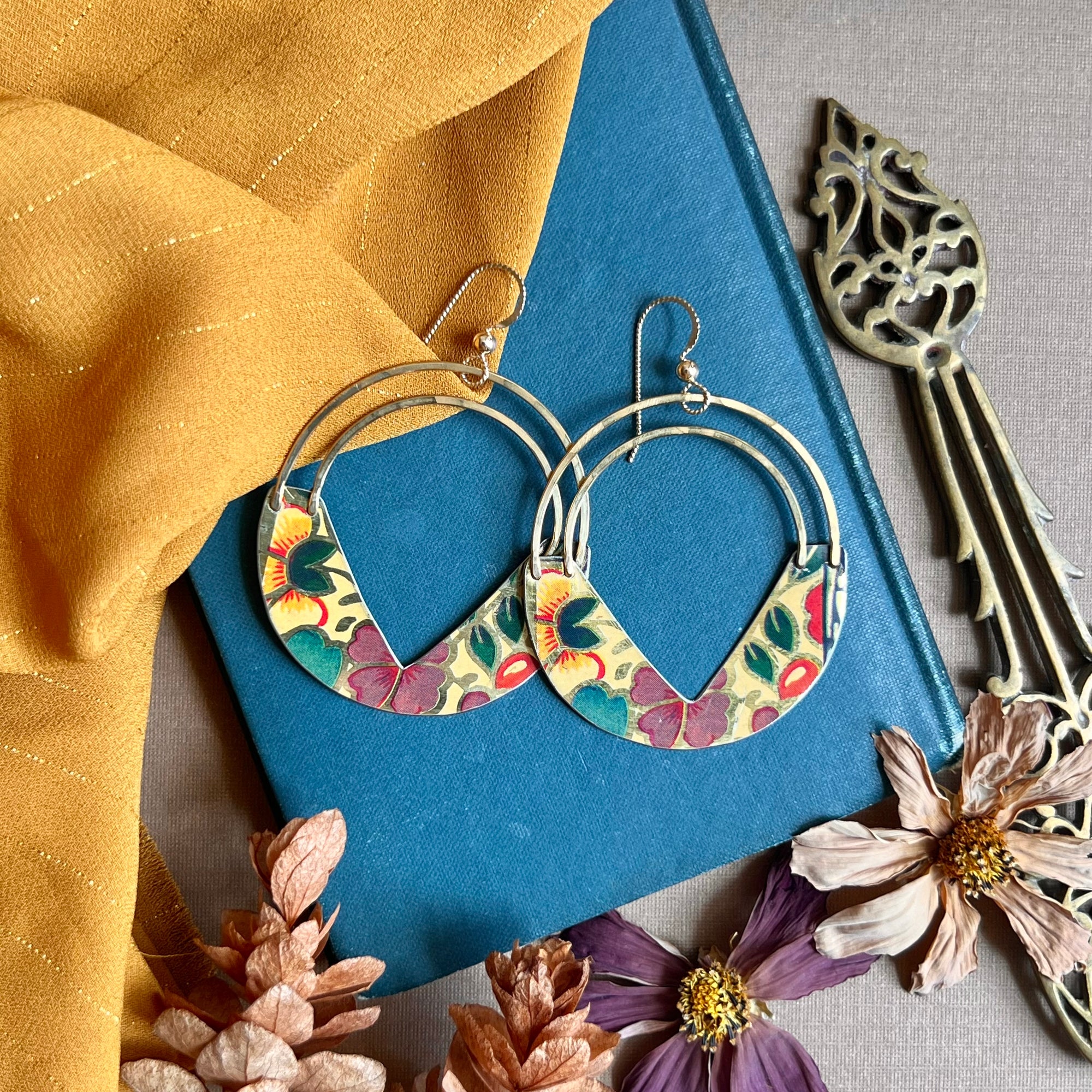 Sangria, Double Swing Earrings 2