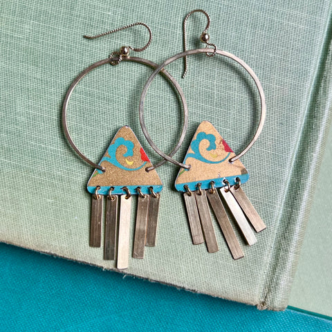 Sundown, Wind Chime Earrings 4