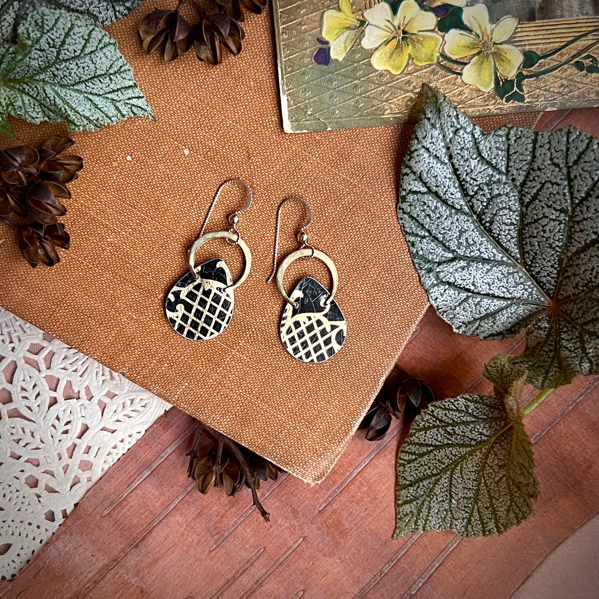 Halo Teardrop Earrings #4