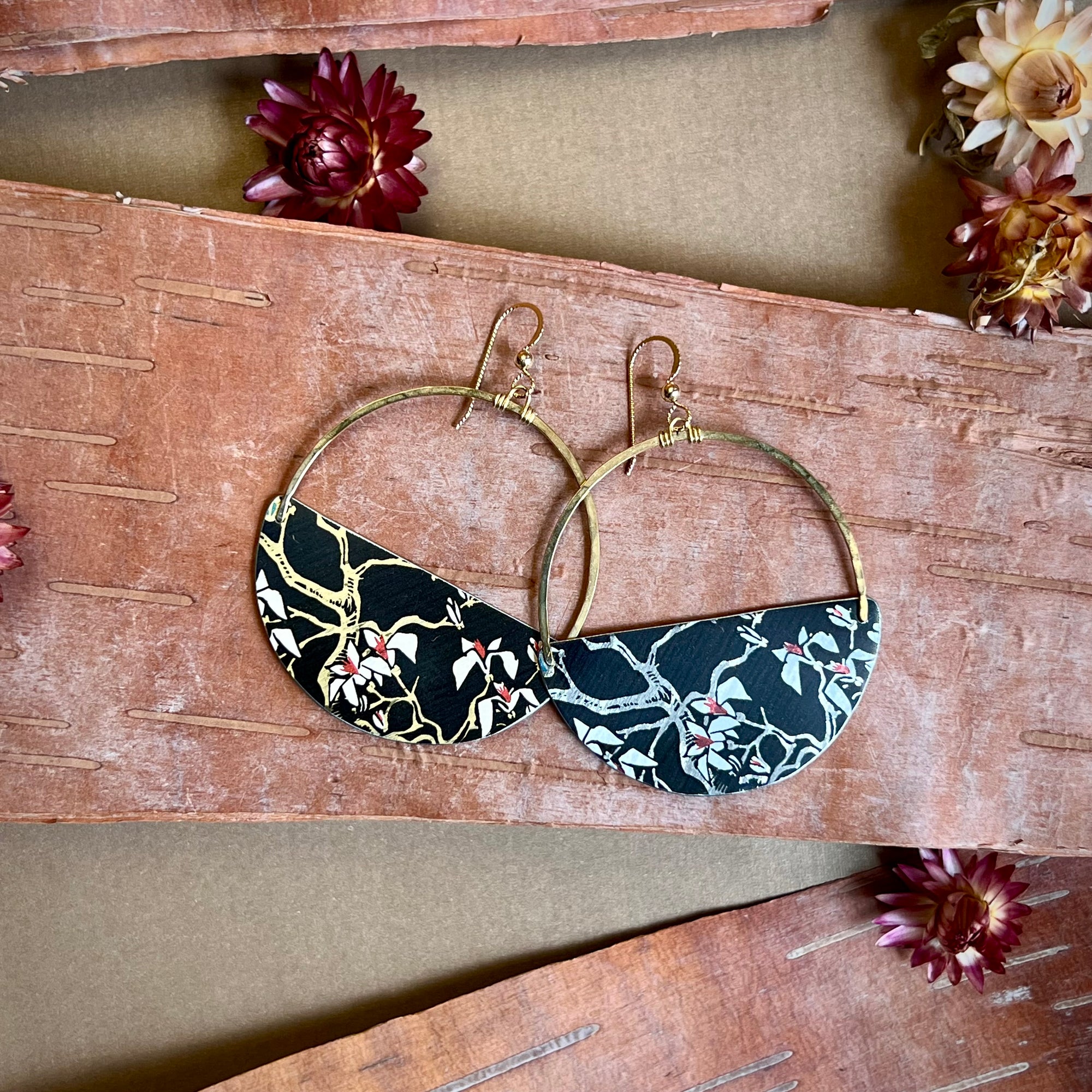 Black Velvet, Big Mama Earrings #5 ---