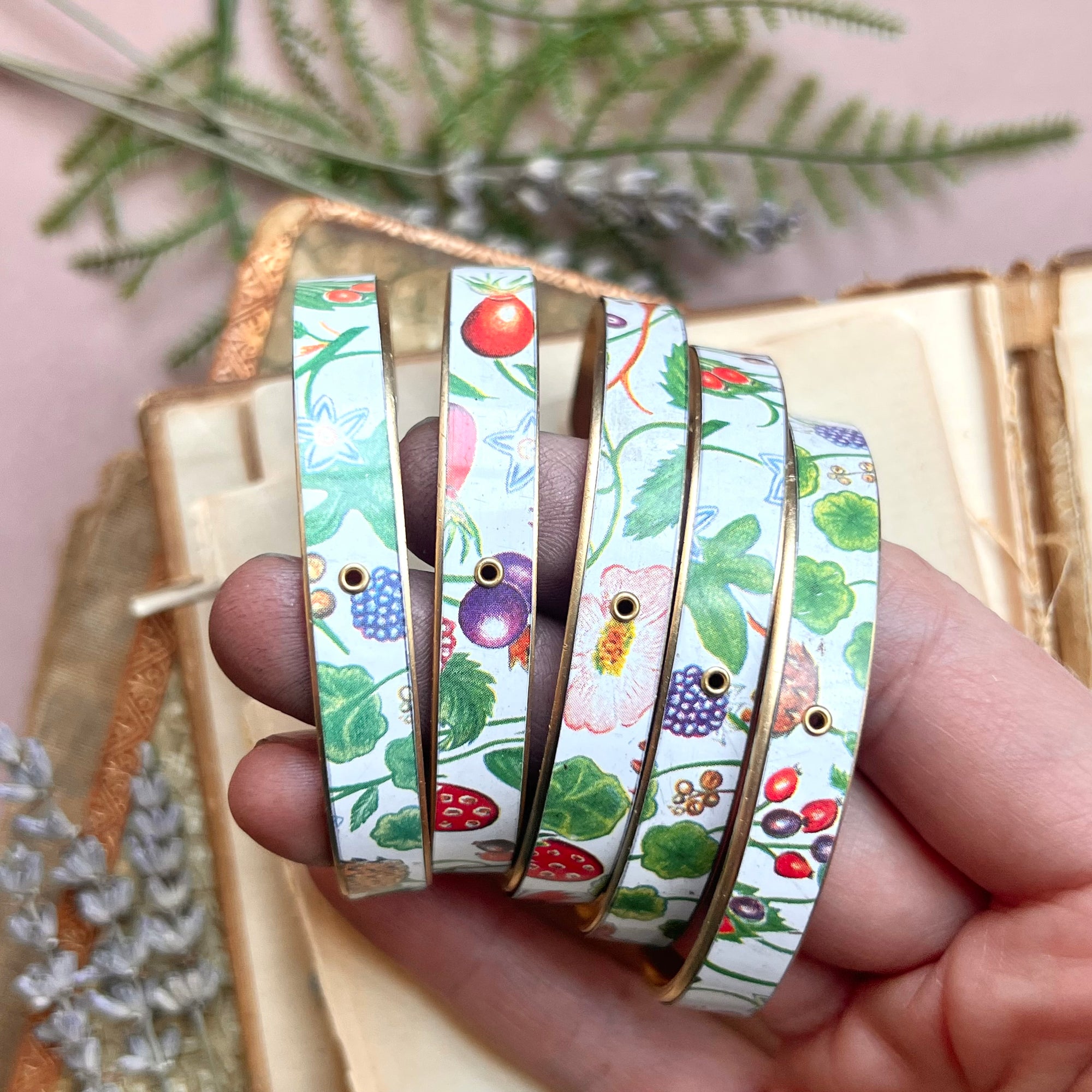 Cuff Bracelet Skinny, Bramble Berry