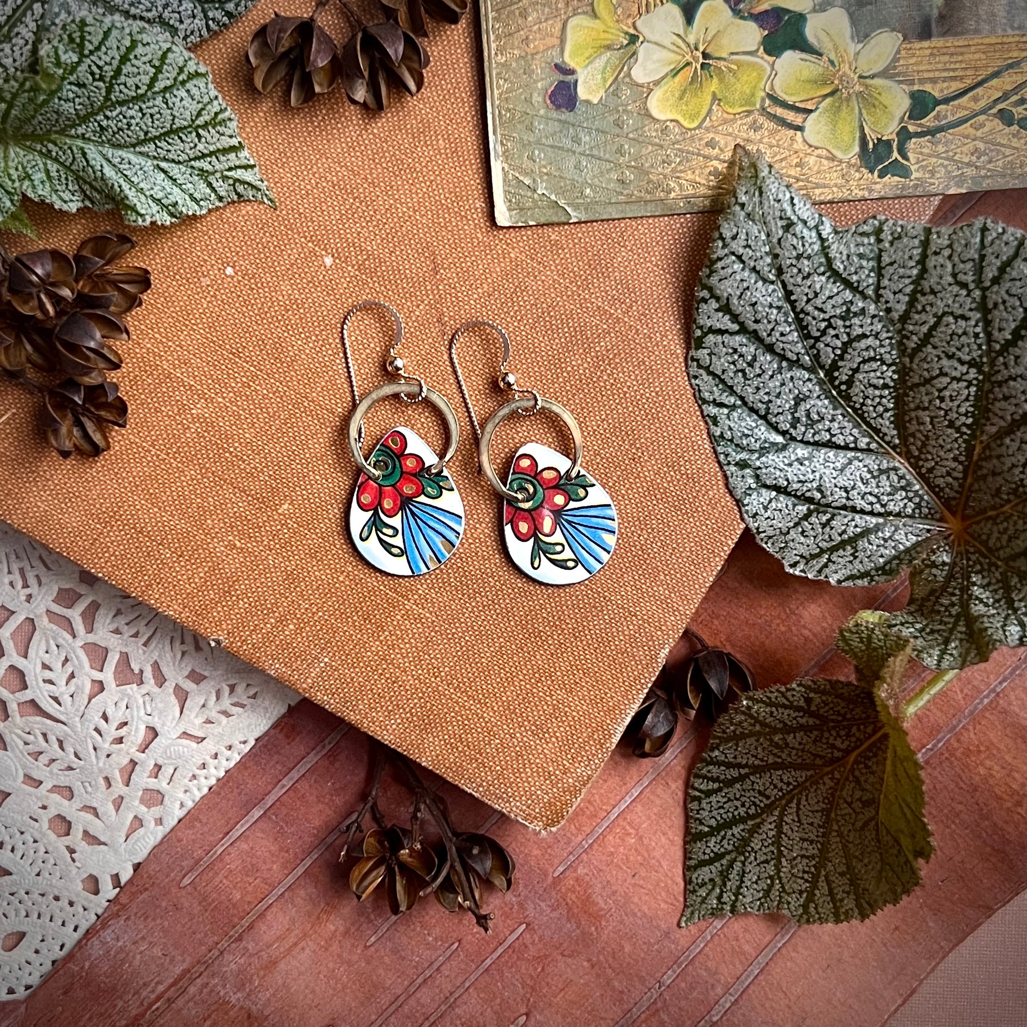 Halo Teardrop Earrings #10