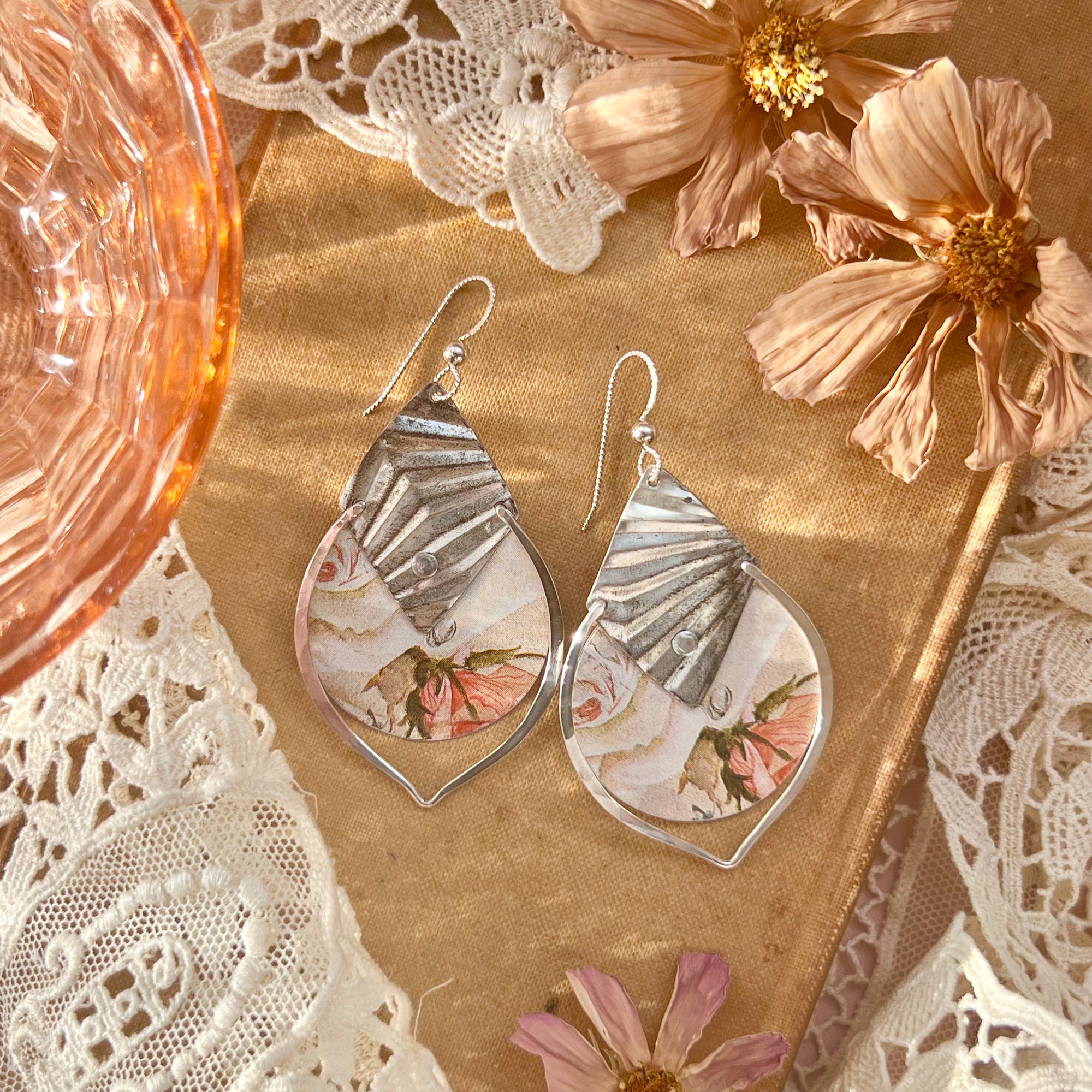 English Rose, Confection Earrings 3