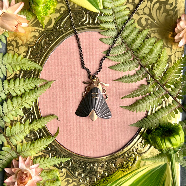 Moth Necklace, Petite 4