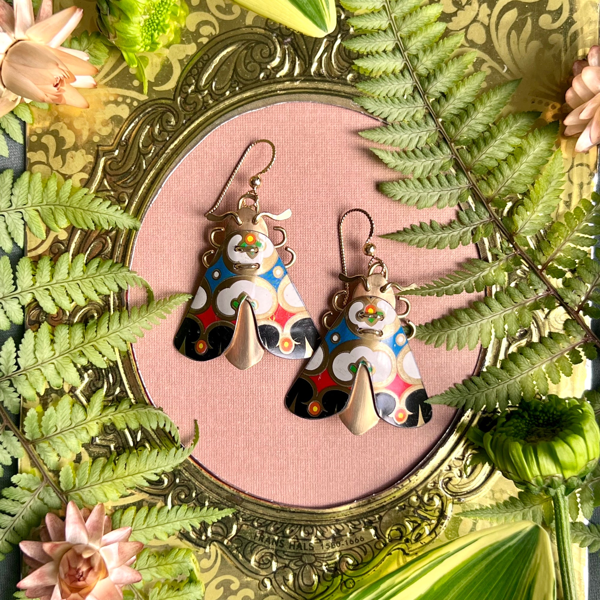 Moth Earrings, Large 3