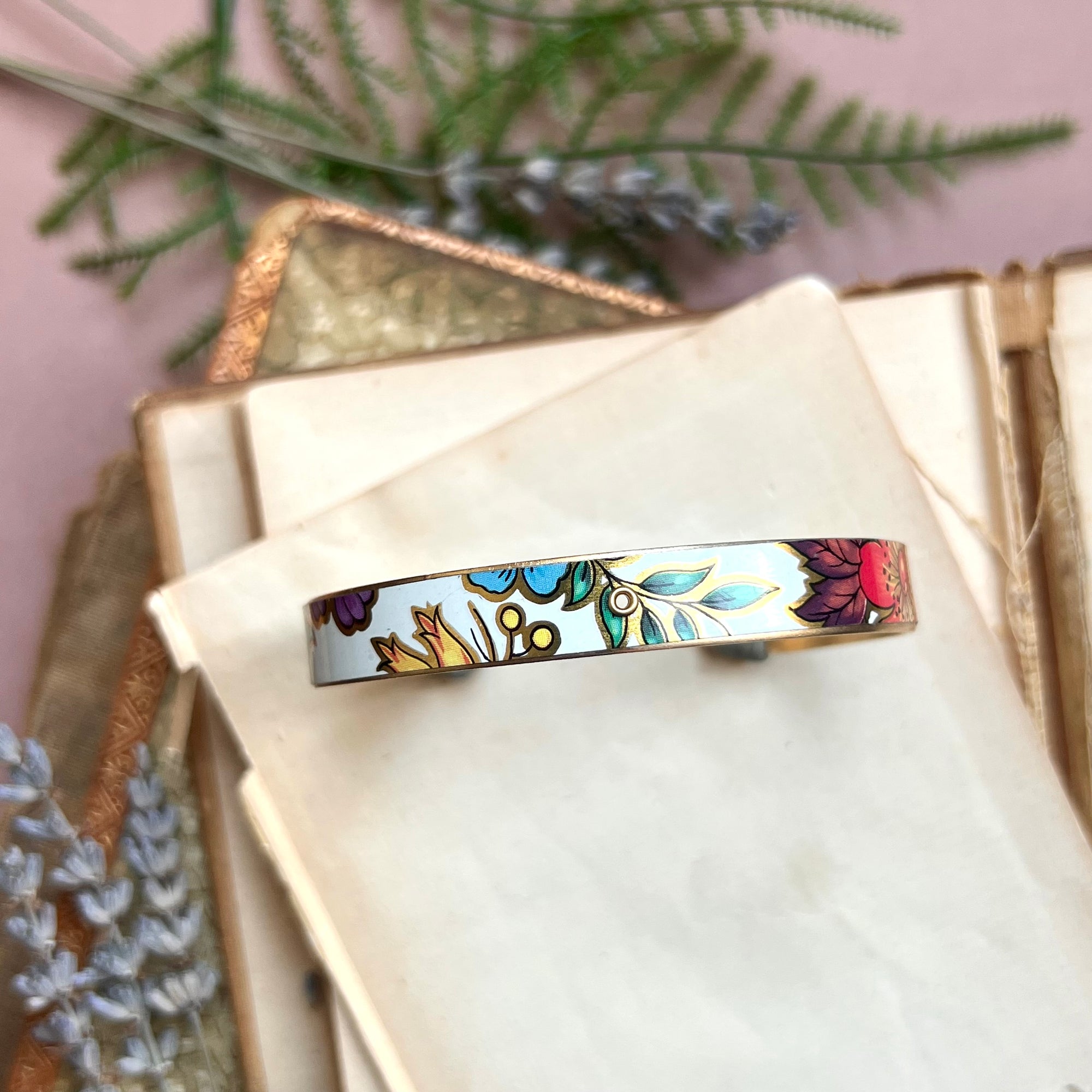 Cuff Bracelet Skinny, Garden Trellis