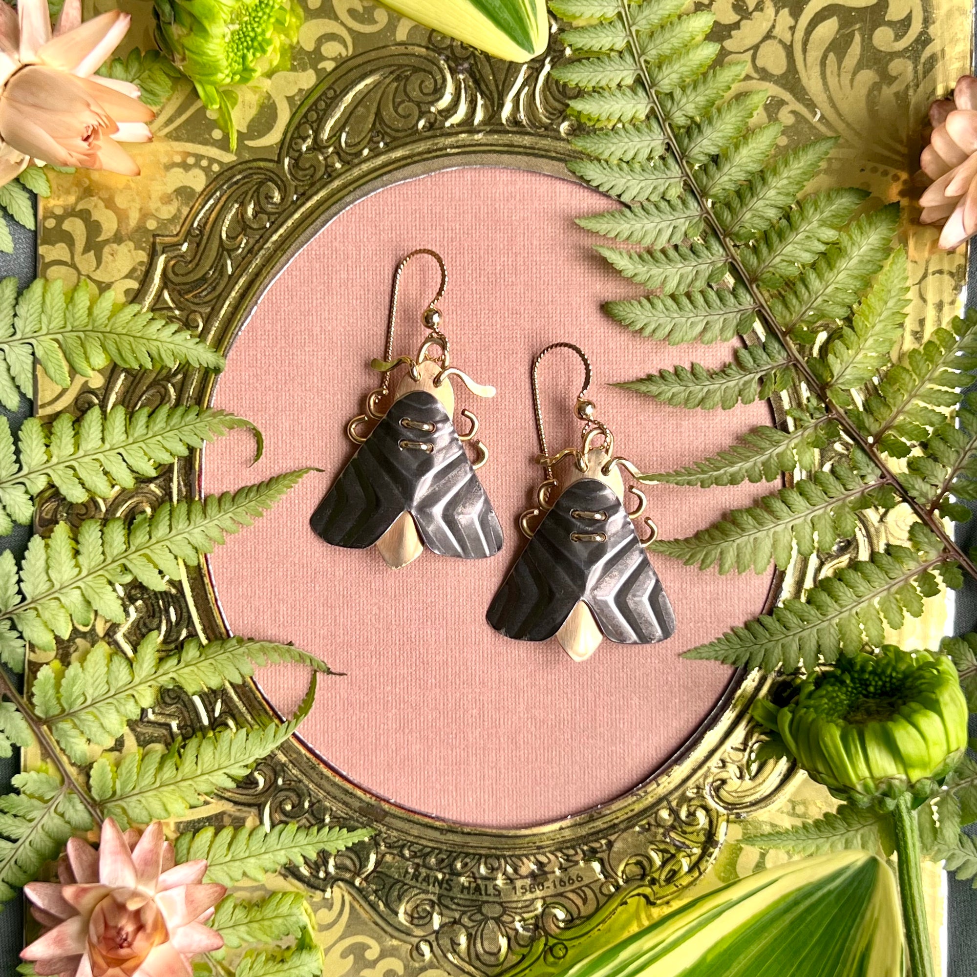 Moth Earrings, Petite 5