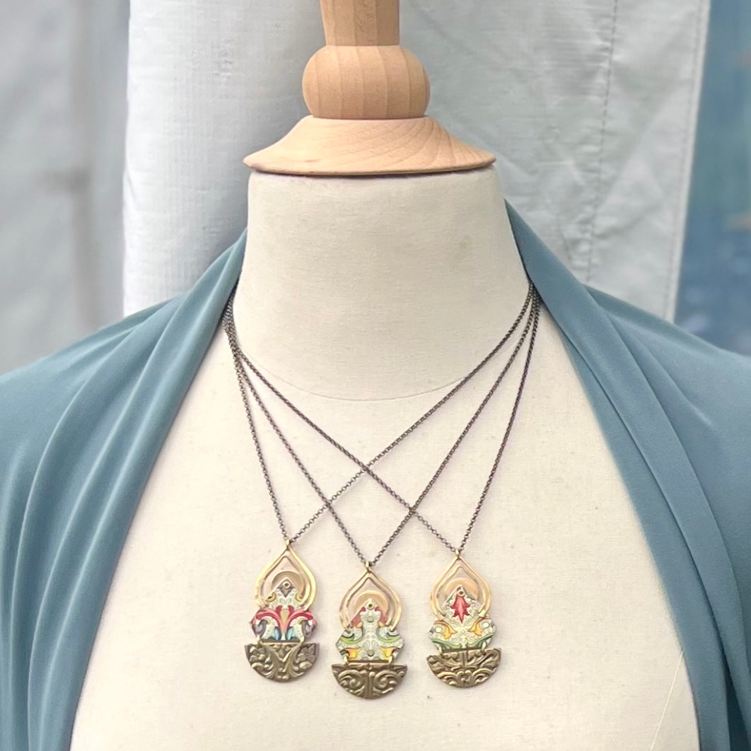 Secret Garden Necklace, Florentine 1