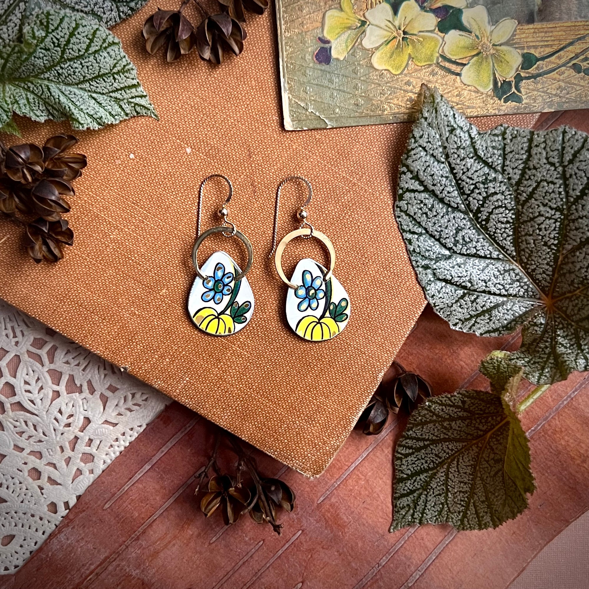 Halo Teardrop Earrings #11