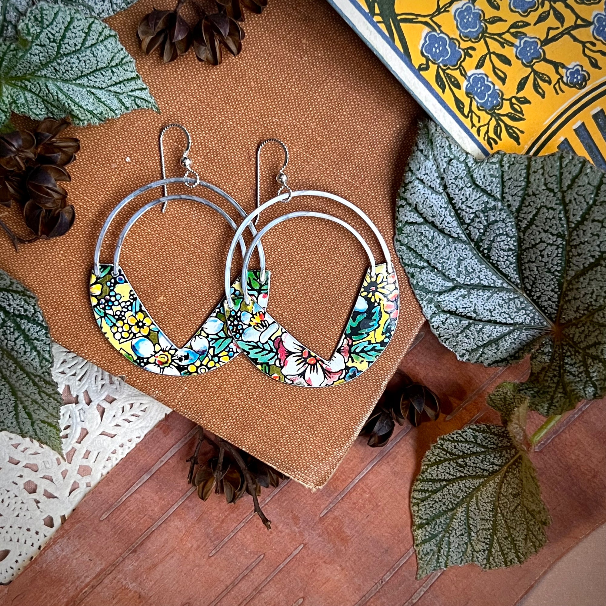 Italian Fiore, Double Swing Earrings