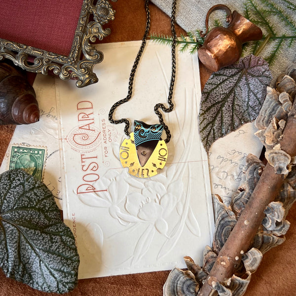 Fortune Teller Necklace, Tiffany Cocoa 1 ---