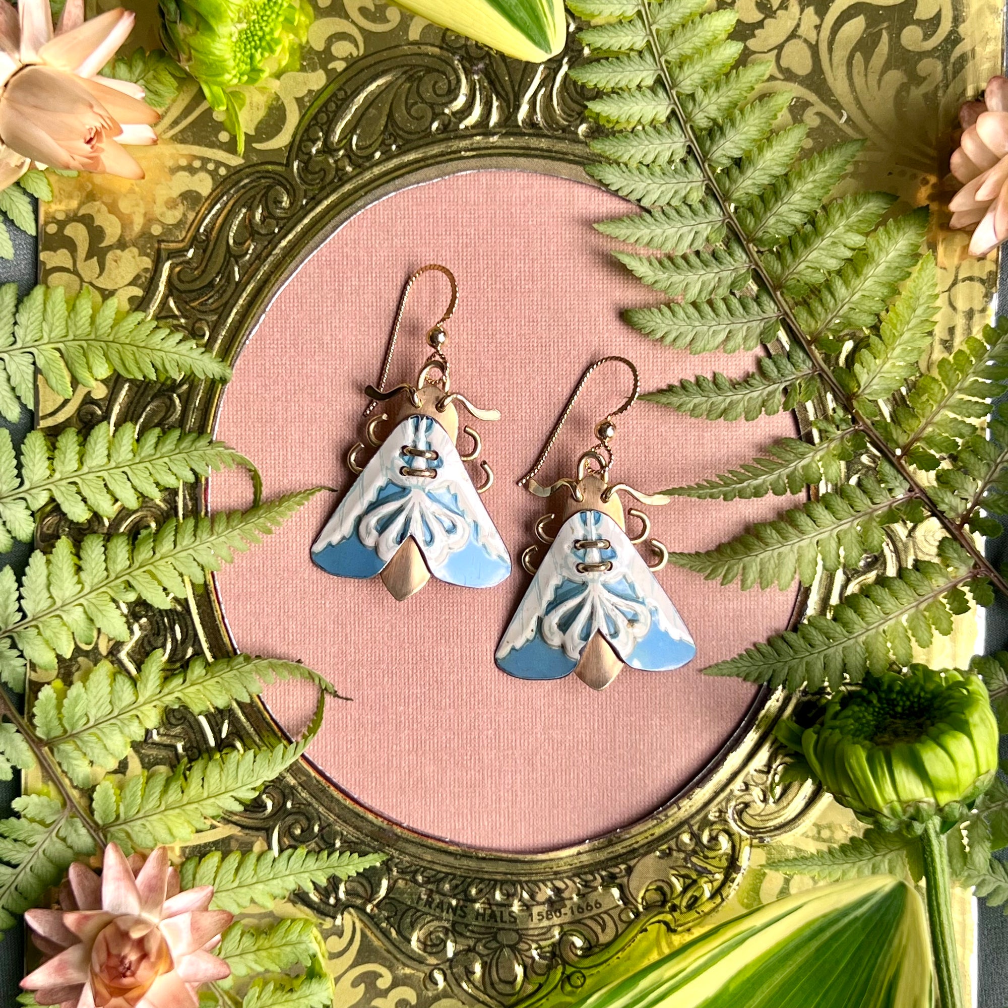 Moth Earrings, Petite 1