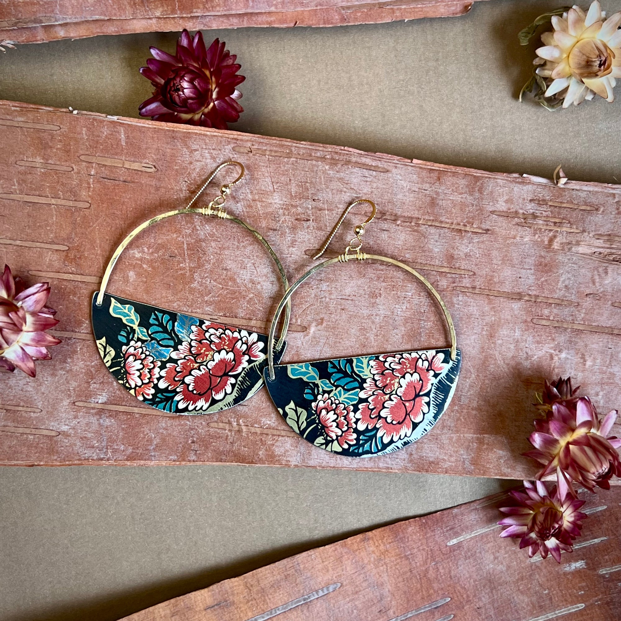 Black Velvet, Big Mama Earrings #6 ---