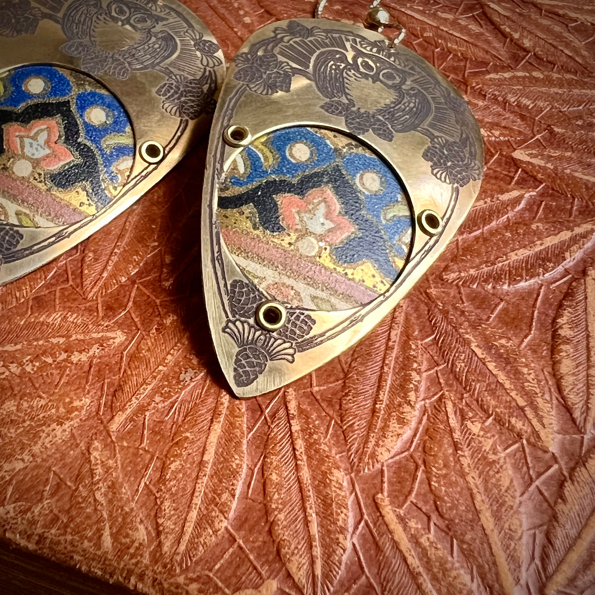 Engraved Owl Earrings *PREORDER*---