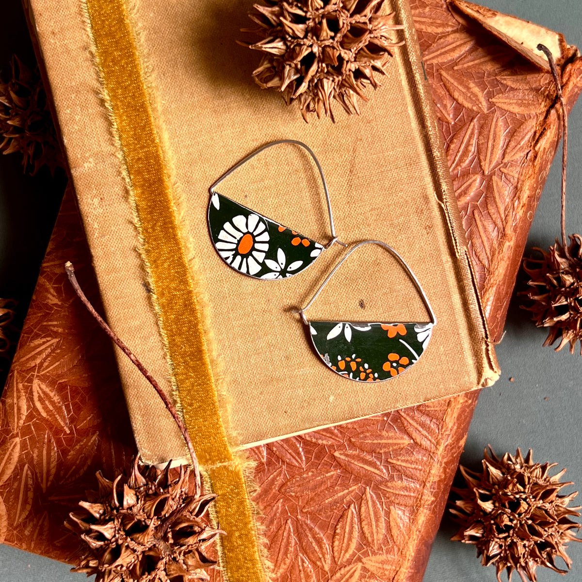 Midnight Half-Moon Hoops ---