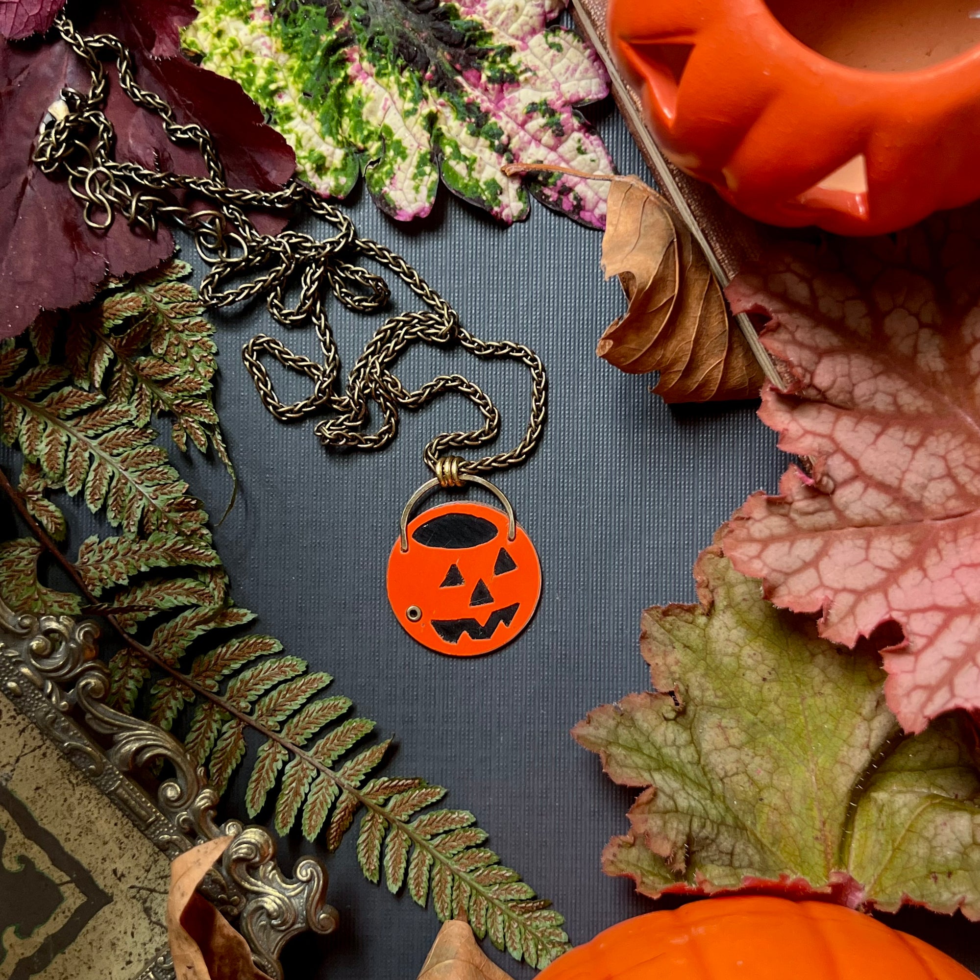 Jack O' Lantern Necklace