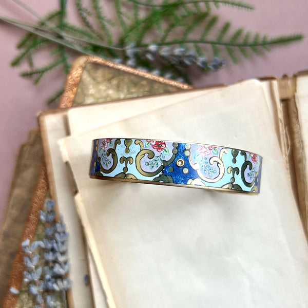 Cuff Bracelet Wide, Porcelain