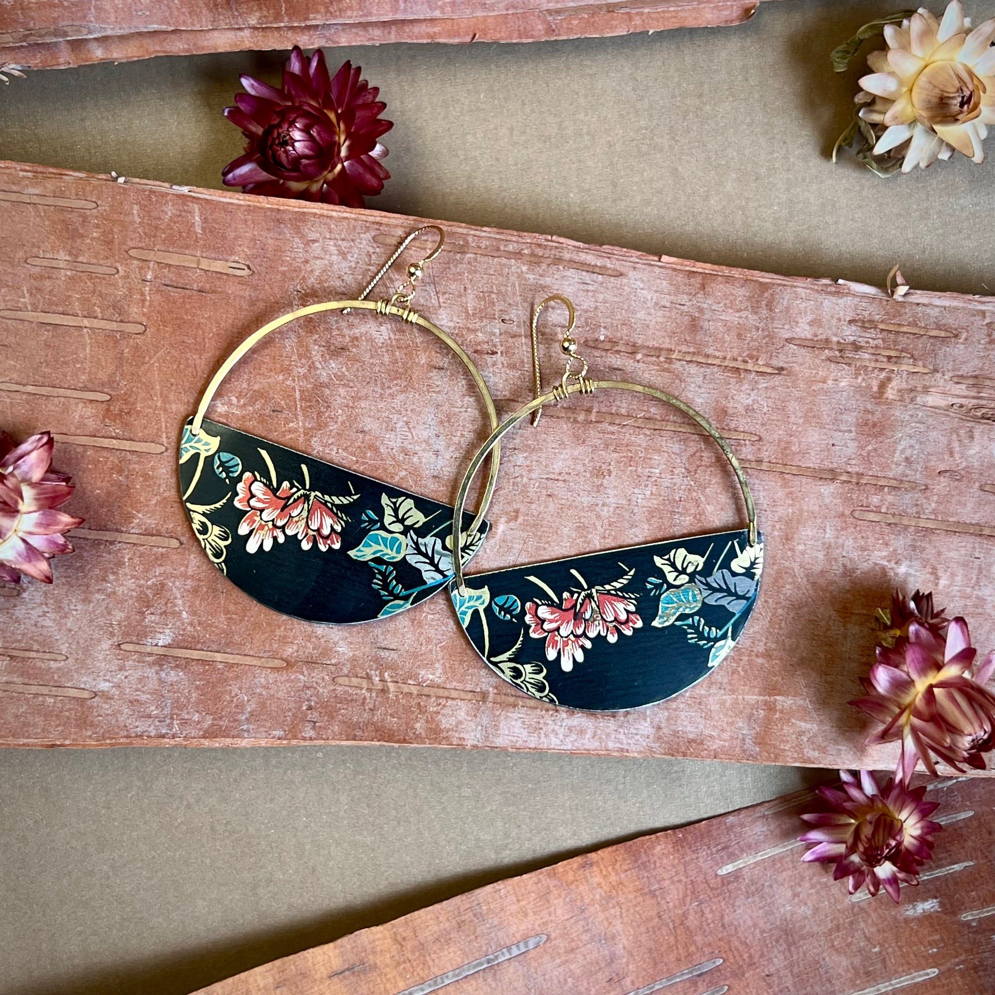 Black Velvet, Big Mama Earrings #8 ---