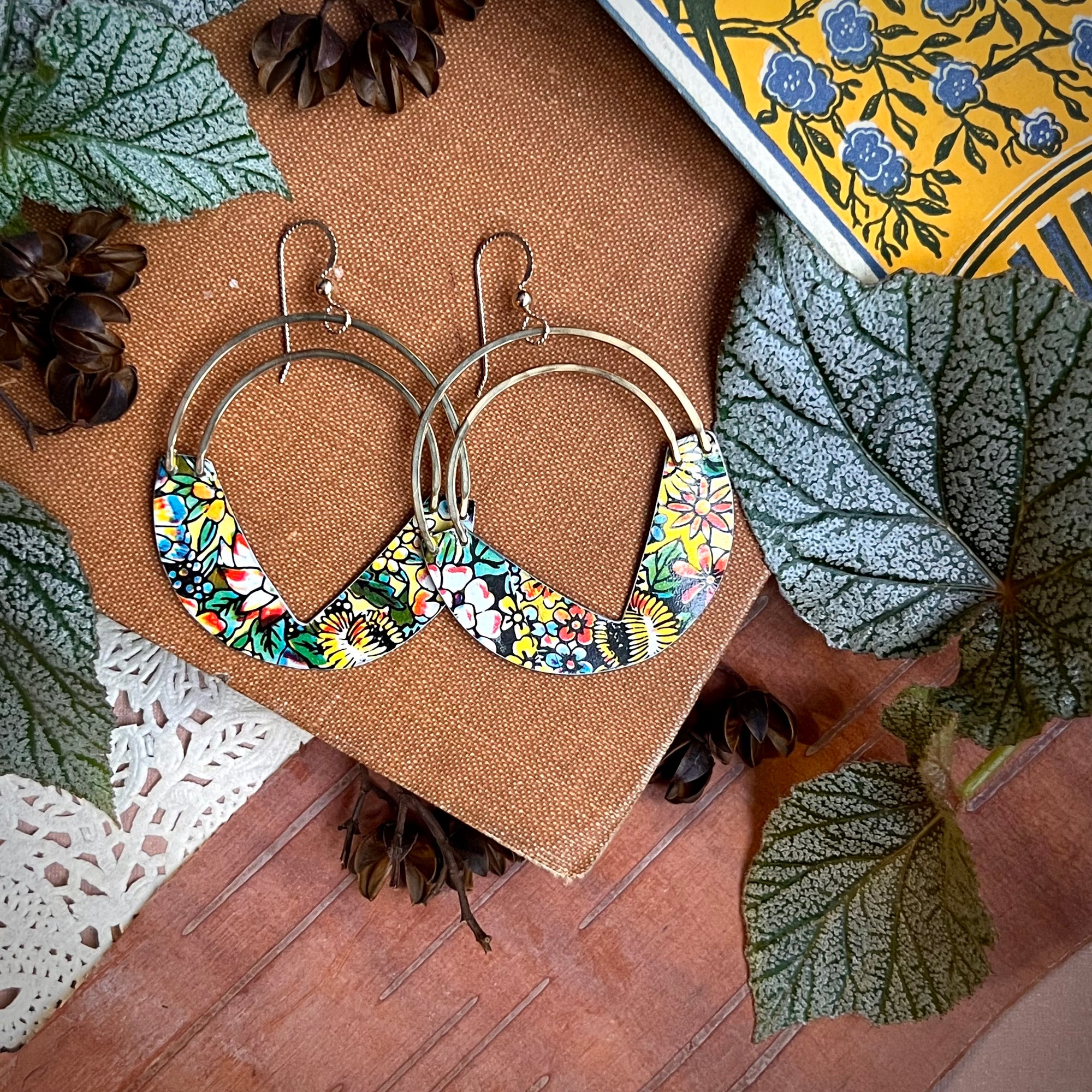 Italian Fiore, Double Swing Earrings