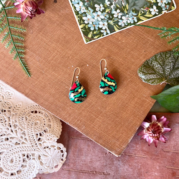 Teardrop Earrings, Small #15