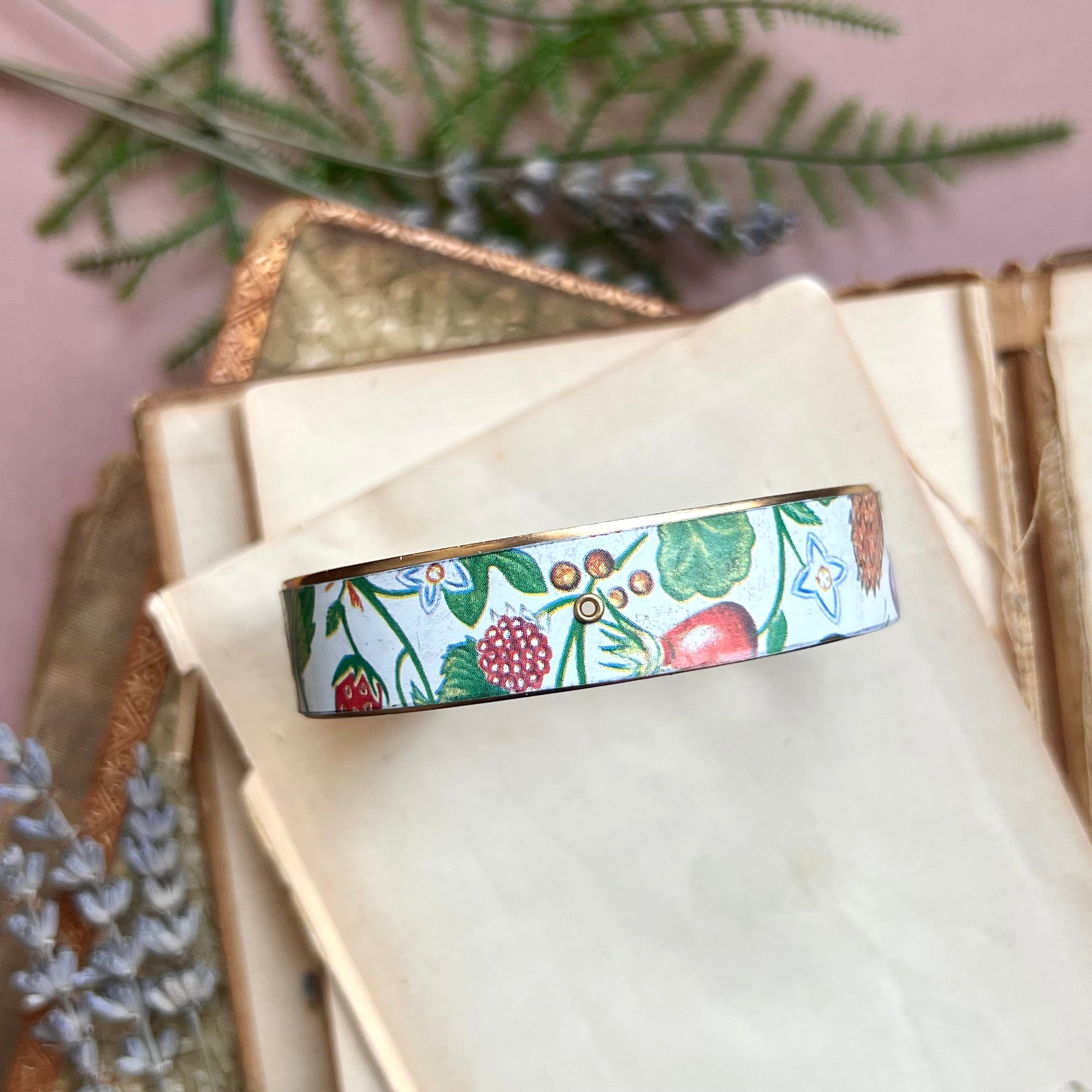 Cuff Bracelet Wide, Bramble Berry