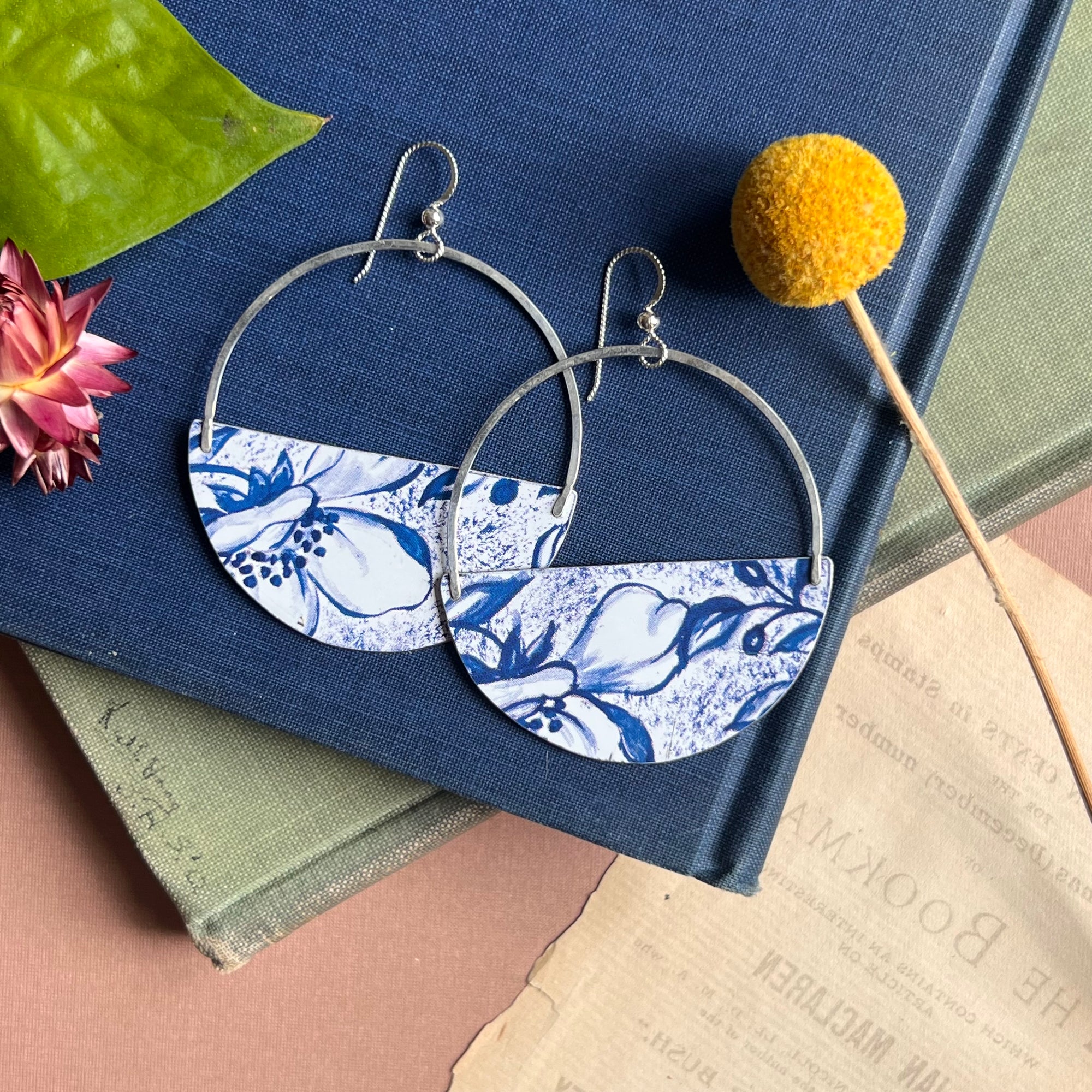 Big Mama Earrings, Blue 2