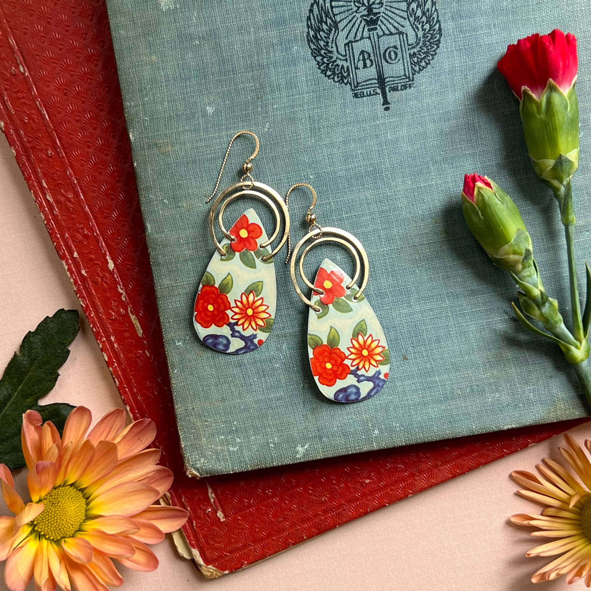 Betty Big Halo Teardrop Earrings 2