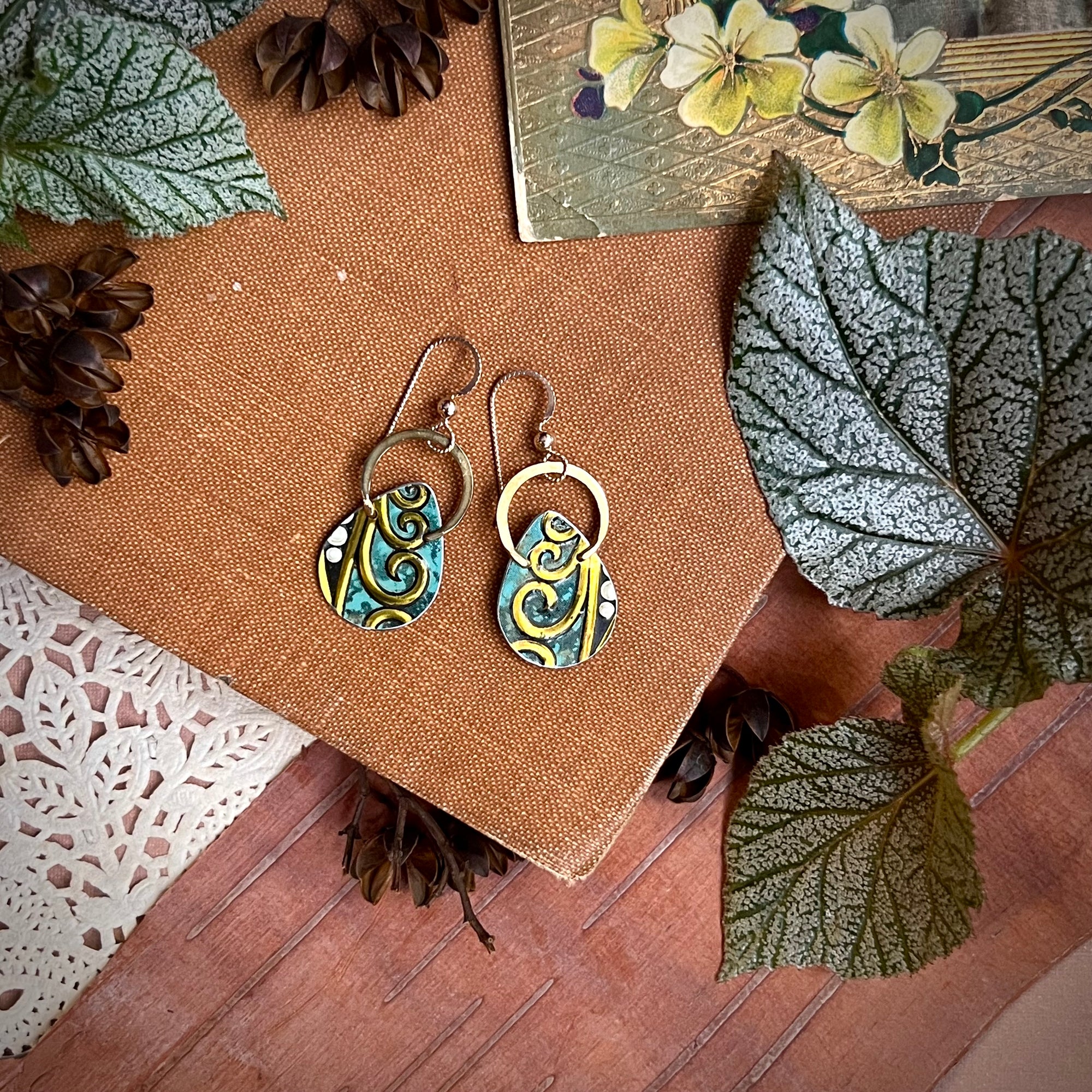 Halo Teardrop Earrings #8