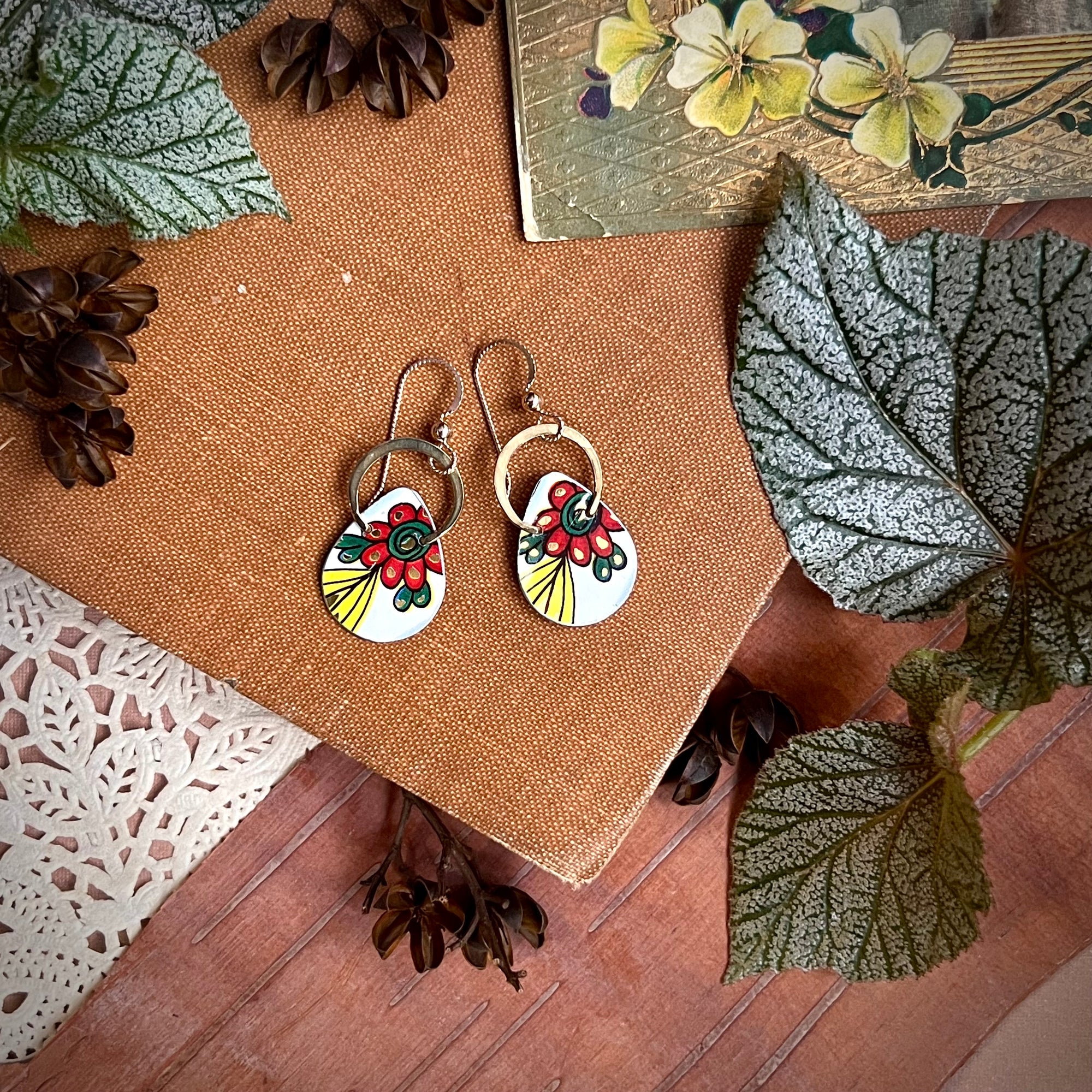 Halo Teardrop Earrings #9