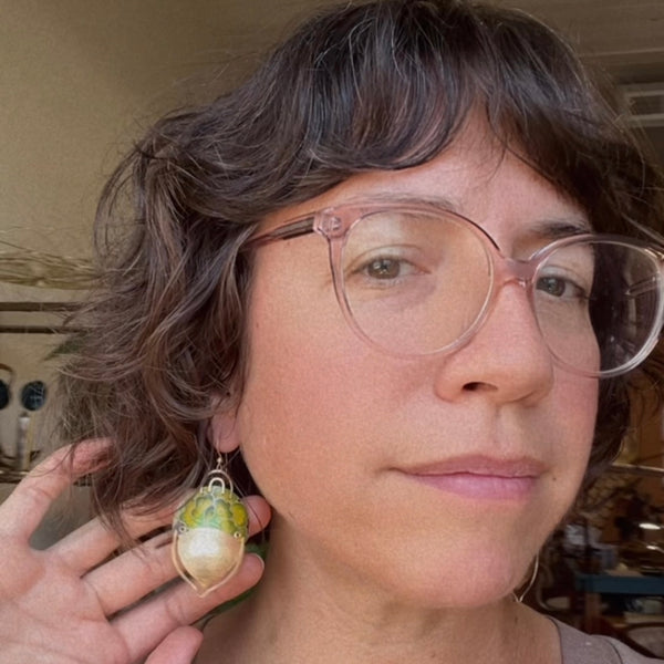 Acorn Earrings 1 ---