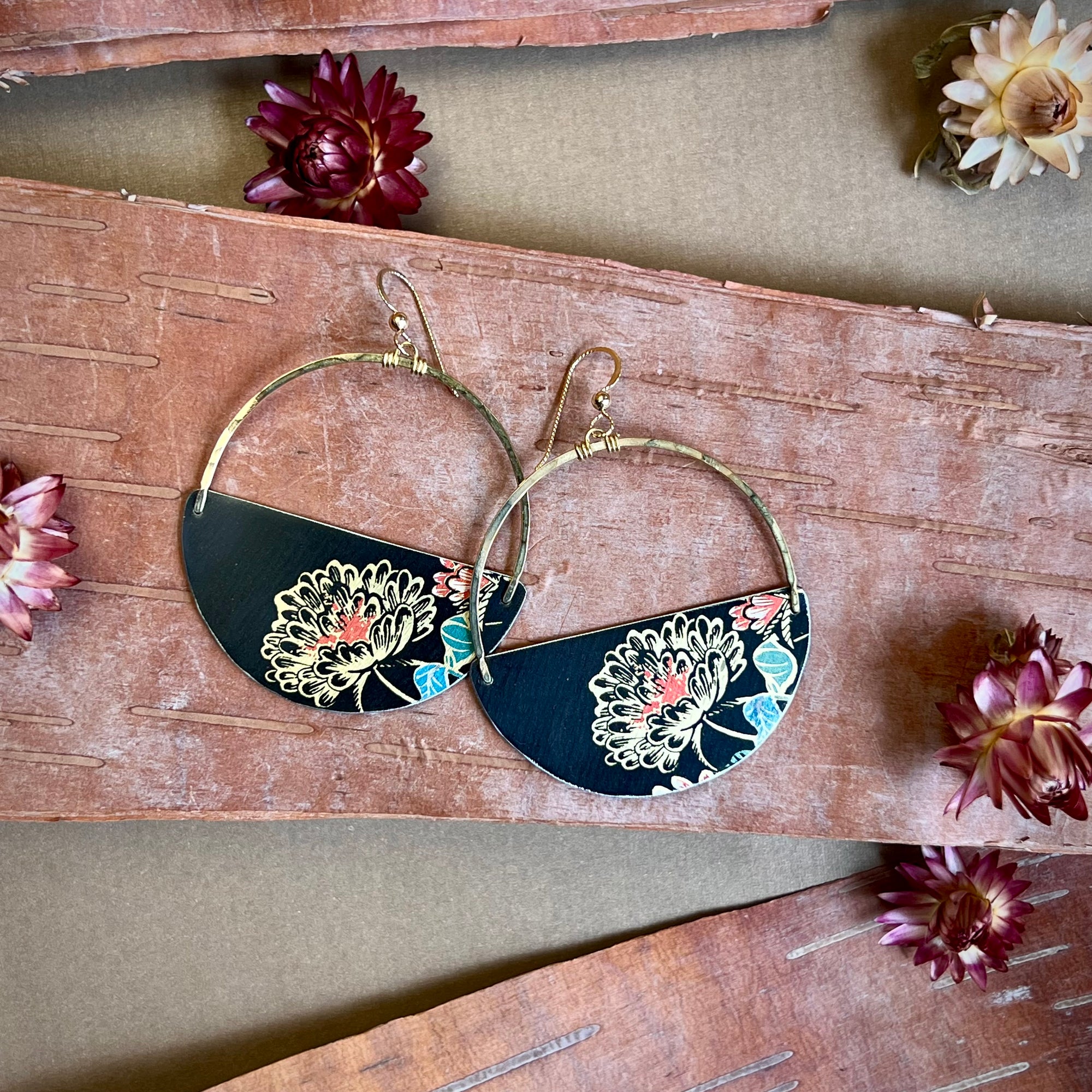 Black Velvet, Big Mama Earrings #11 ---