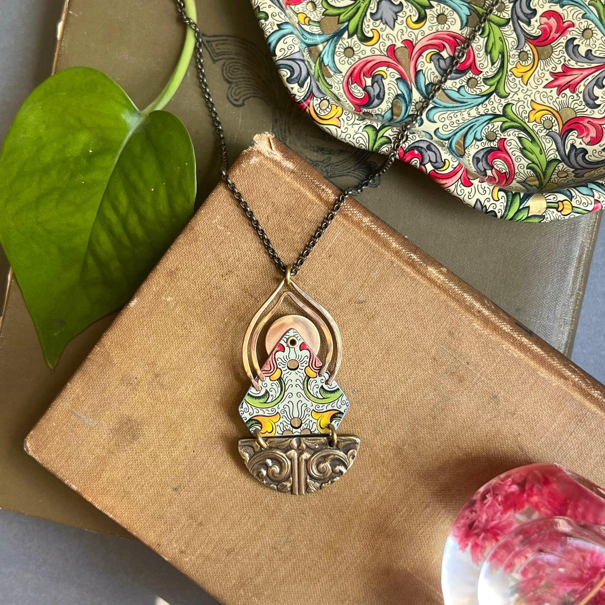 Secret Garden Necklace, Florentine 2