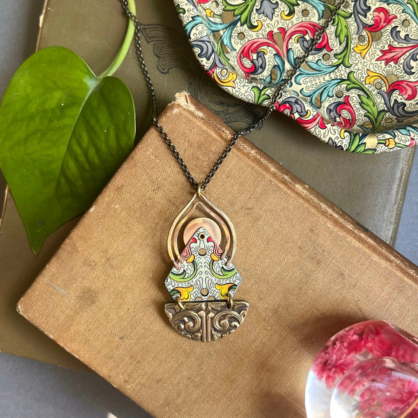 Secret Garden Necklace, Florentine 2