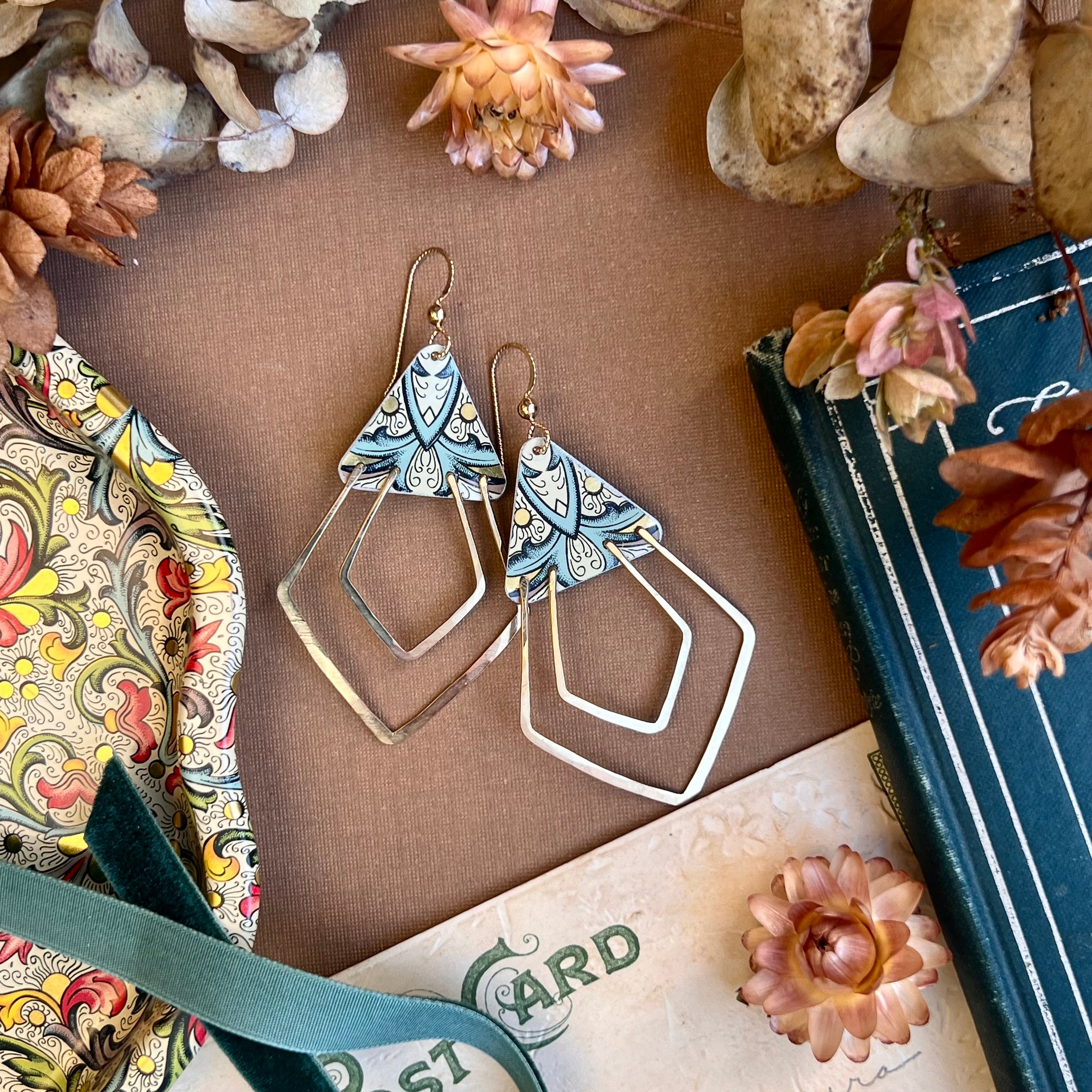 Florentine Deco Ray Earrings