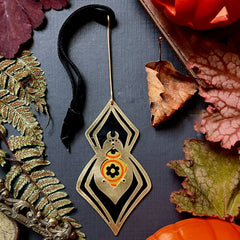 Spider Ornament, Mod Flower