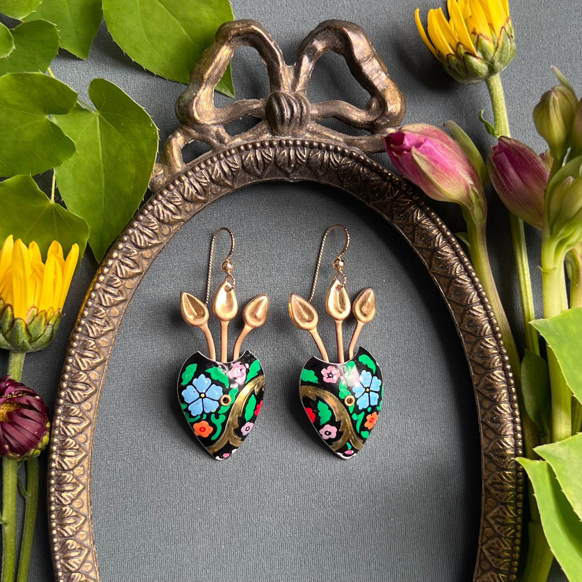 Flower Vase Earrings 8