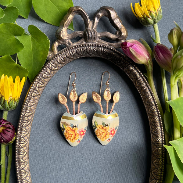 Flower Vase Earrings 14