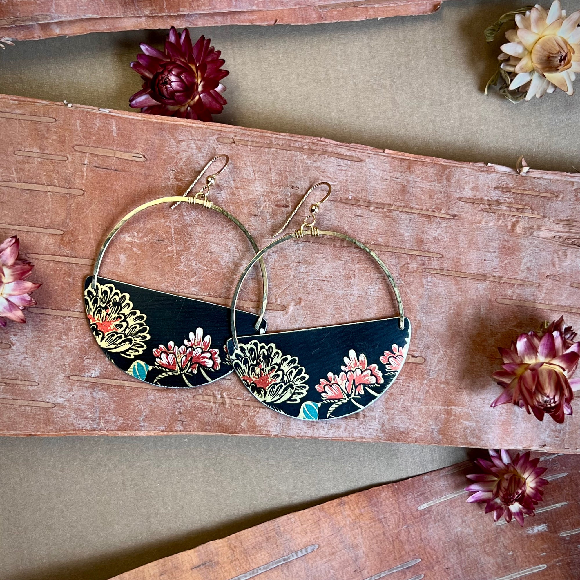 Black Velvet, Big Mama Earrings #12 ---