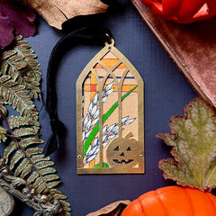 Jack O' Lantern Window Ornament, Harvest