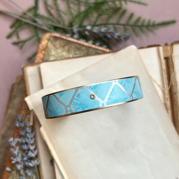 Cuff Bracelet Wide, Robin's Egg