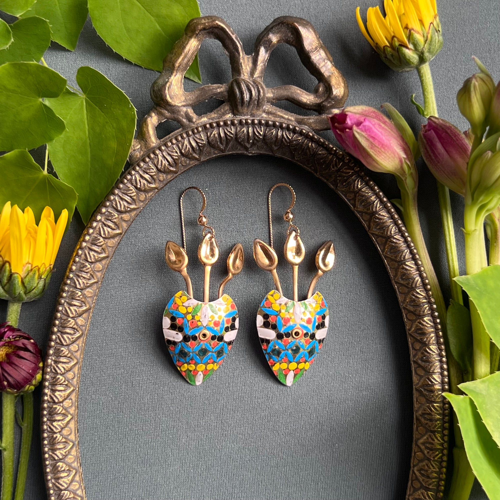 Flower Vase Earrings 9